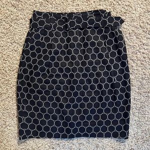 Apostrophe pencil skirt with belt, size 12, good condition.